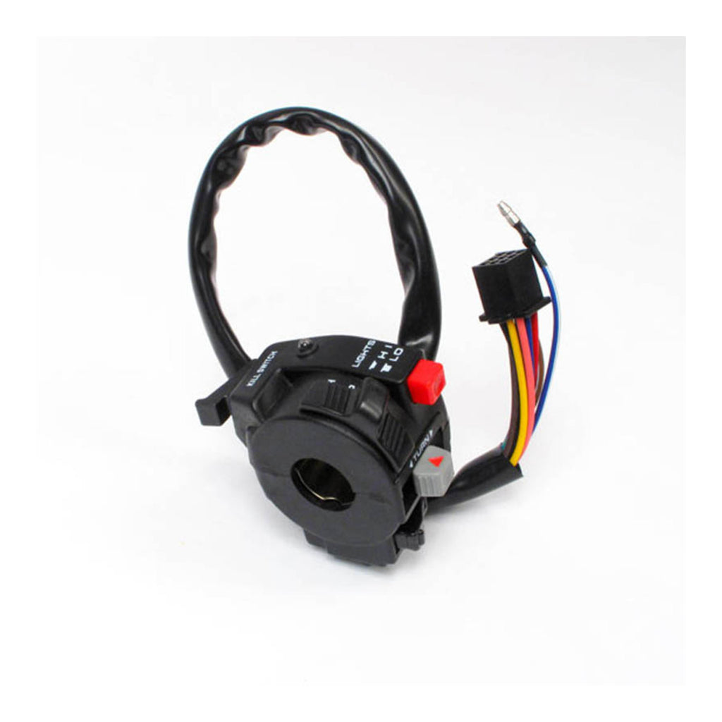 WHITES SWITCH BLOCK TURN/HEADLIGHT/ HORN/KILL (45.5mm)