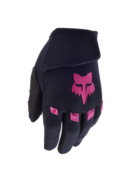 FOX KIDS DIRTPAW GLOVES [BLACK/PINK] KM