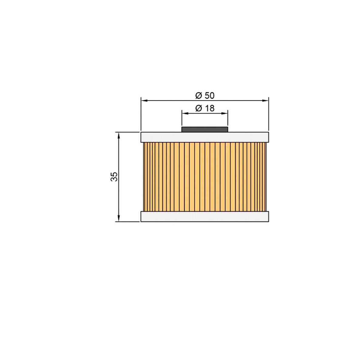 Twin Air Oil Filter Honda XR / XL / TRX250 / 350 / 450 / 500 / 650 / 700