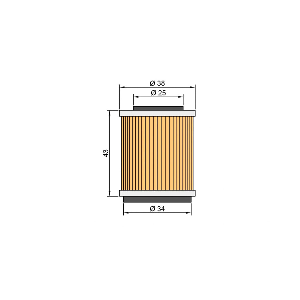 Twin Air Oil Filter Yamaha TTR / YFM / YTM / TW / XT