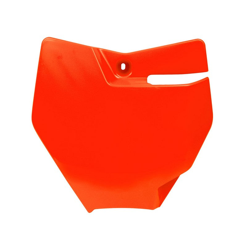 FRONT NUMBER PLATE RTECH KTM 85SX 18-ON ORANGE