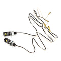 WHITES NUMBER PLATE LED BOLT LIGHT 17x12 BLK (Pair)