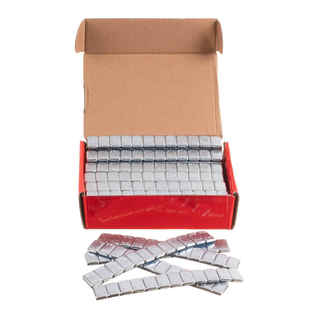 WHEEL BALANCE WEIGHTS STICK ON 12 x 5g STRIP SIL (50/BOX)