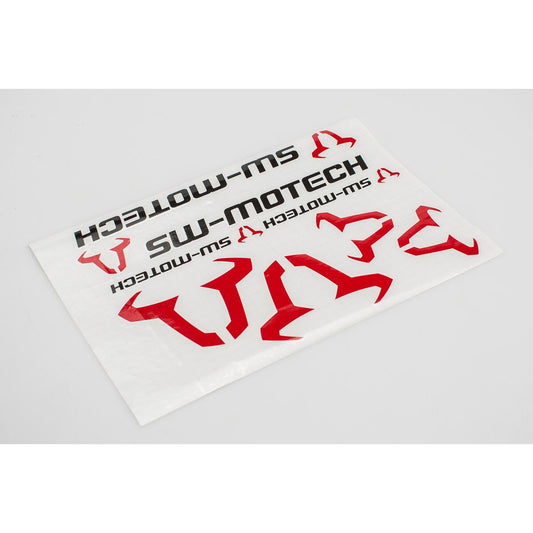 SW-MOTECH STICKER SHEET BLACK RED