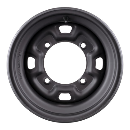 Whites ATV/UTV Steel Rim 12x7 Polaris Front & Rear 4/156 +12.7 - Black
