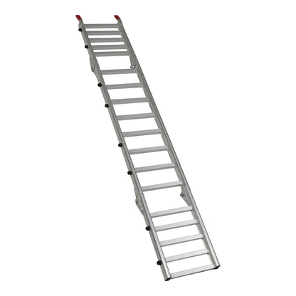 Whites Alloy Tailgate Ramp Folding 222x35cm - 318kg Rated