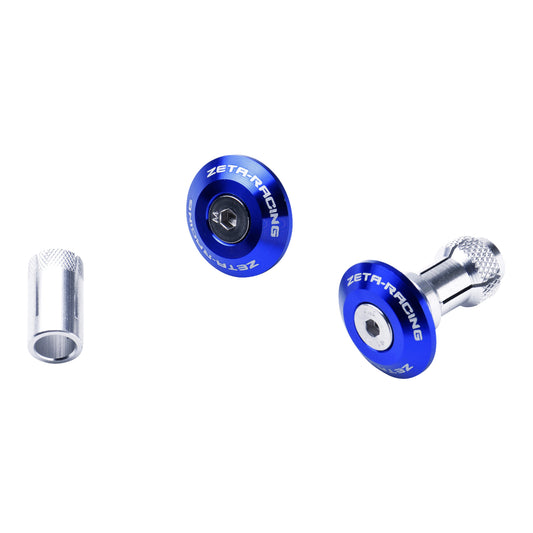 Zeta Bar End Plug Swivel 29mm 2pcs - Blue