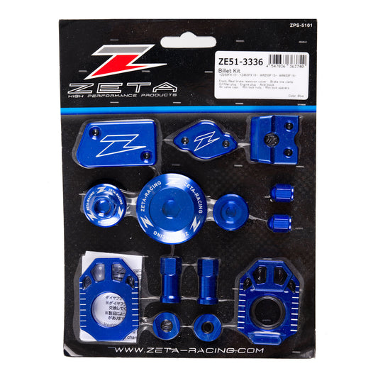 Zeta Billet Kit YZ250/450FX - Blue