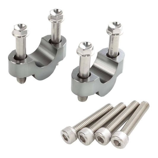 Zeta Bar Rise Spacer Height 14mm, 22.2mm Bar - Ti-Colour