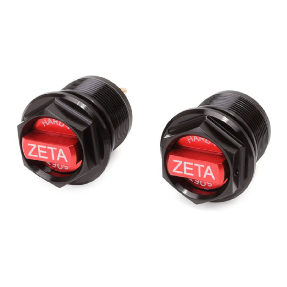 Zeta Front Fork Bottom Adjuster Showa AOS - Black/Red 2pcs