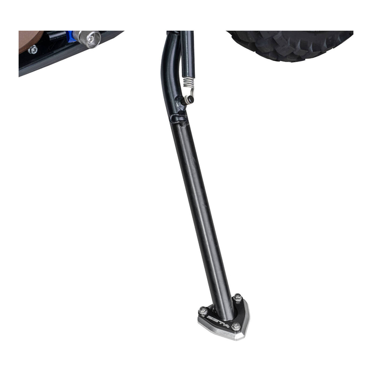 Zeta Side Stand Extender Black/Silver Husqvarna 701 Enduro '17-, KTM 690 Enduro