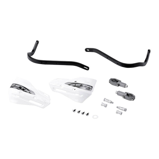Zeta Armor Handguard XC Kit for 22.2mm Bar - Black / White