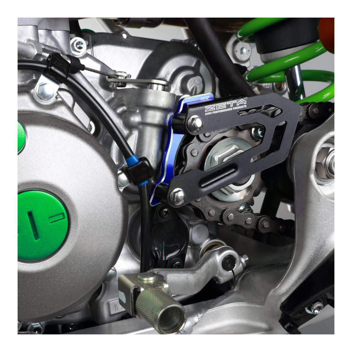 Zeta Case Saver with Cover for KX250/F '17-'20, KX450F '16-'18 - Blue
