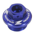 Zeta Oil Filler Plug Honda CR/CRF, Yamaha YZ/YZF/WRF, Kawasaki KLX - Blue
