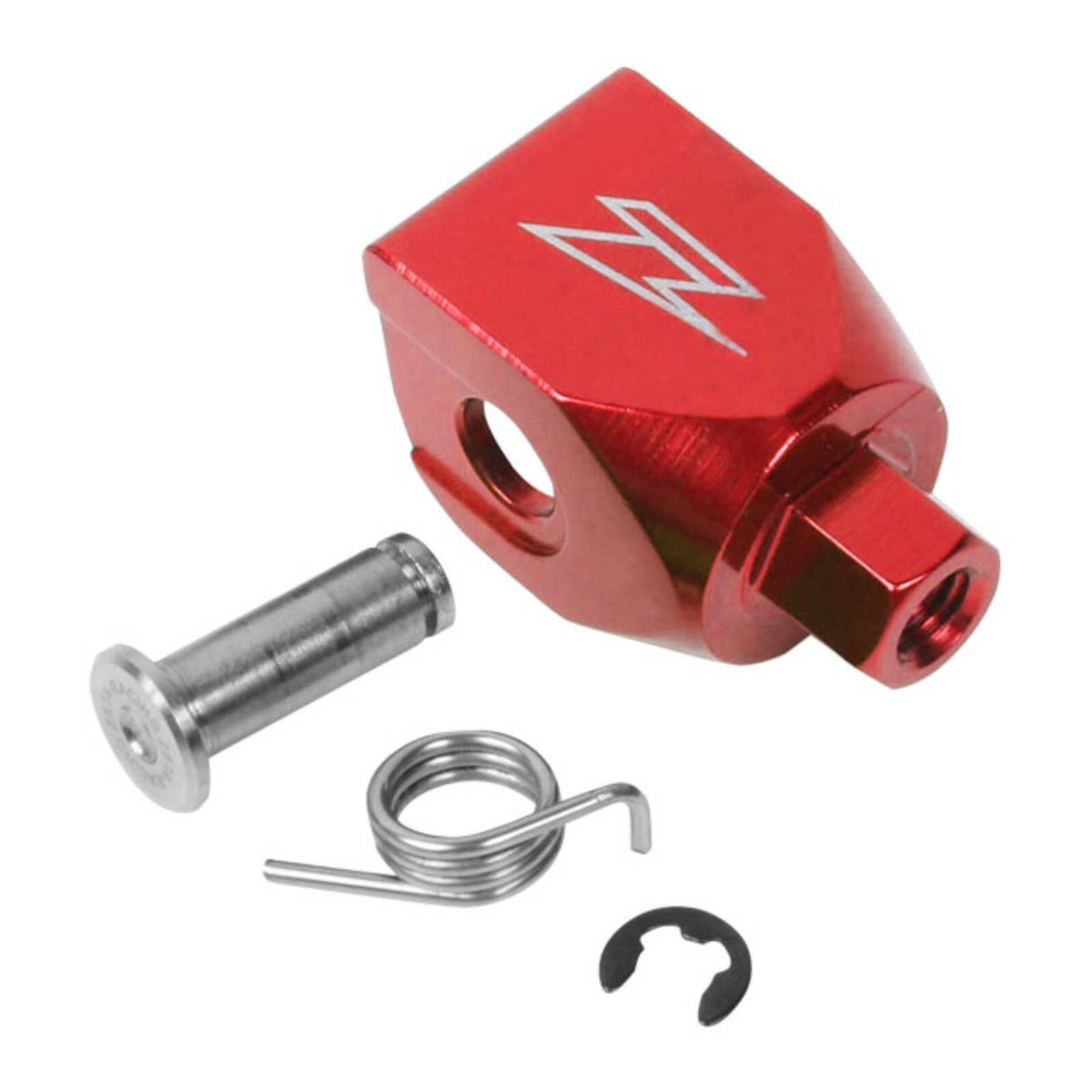Zeta Revolver Shift Lever Replacement Tip Mount Straight - Red