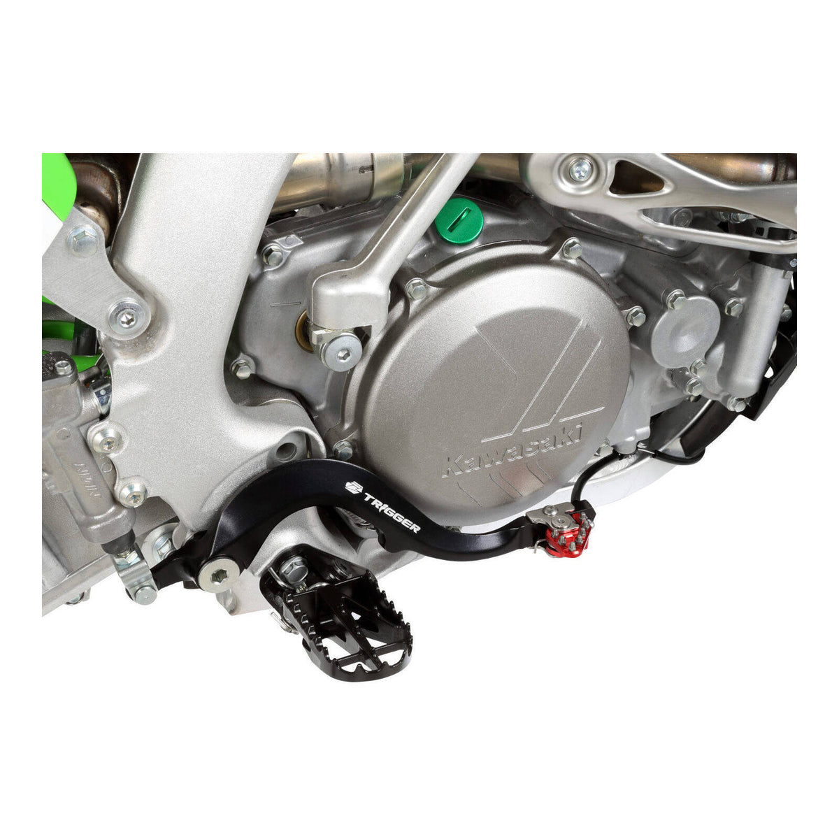 Zeta Trigger Brake Pedal Kawasaki KX450/F '16-20 Red