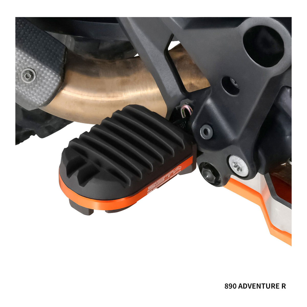 Zeta Adventure Foot Pegs KTM – Orange