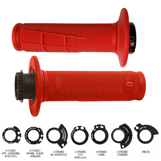 Progrip MX Lock On Grip System PG709 - Red