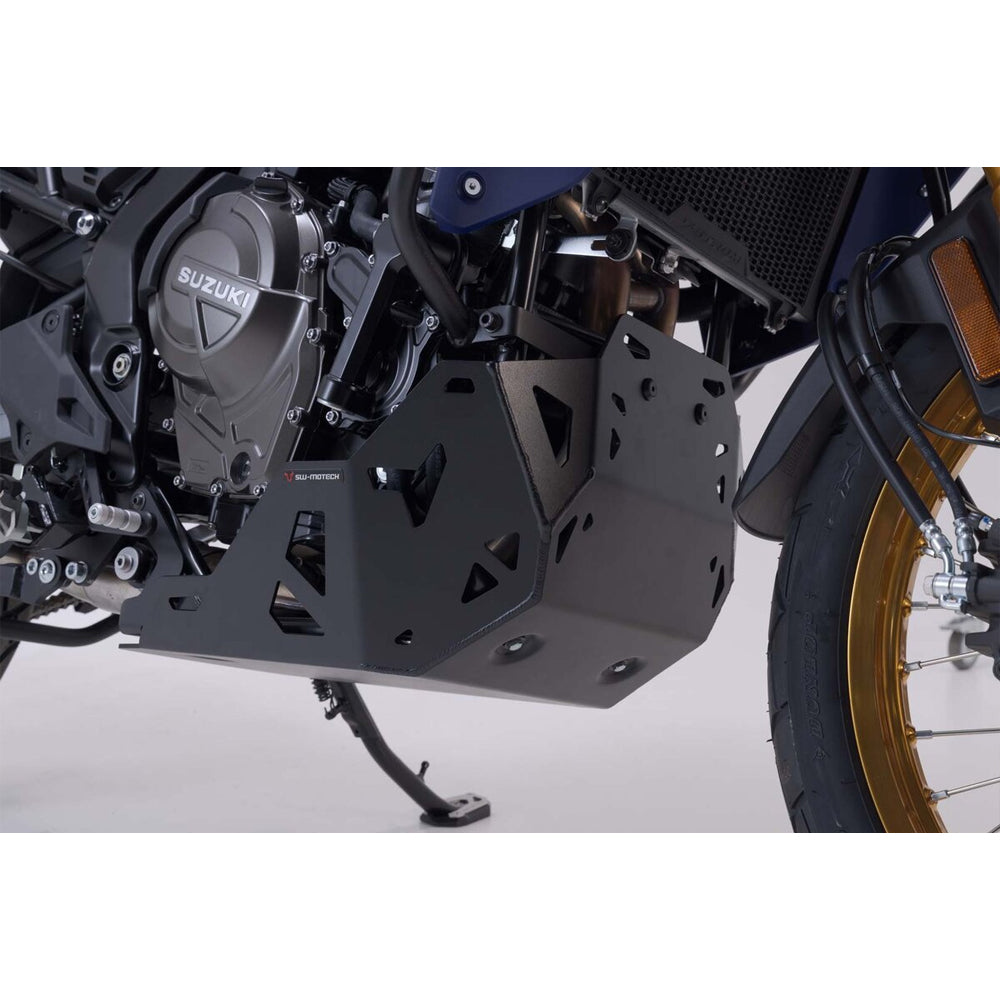 BASH PLATE SW MOTECH BLACK SUZUKI V STROM 800 22-ON