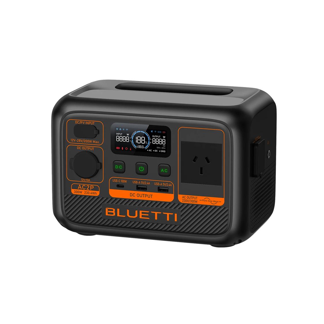 BLUETTI AC2P PORTABLE POWER STATION | 300W 230WH