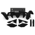 PLASTICS KIT RTECH 6 PIECE REVOLUTION BLACK HONDA CRF250R 22-24 CRF450R 21-24