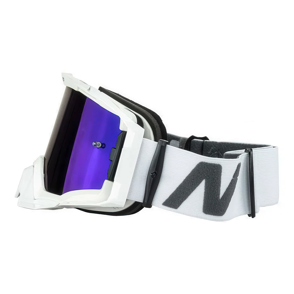 NITRO NV-150 GOGGLES [WHITE BLUE LENS] 2