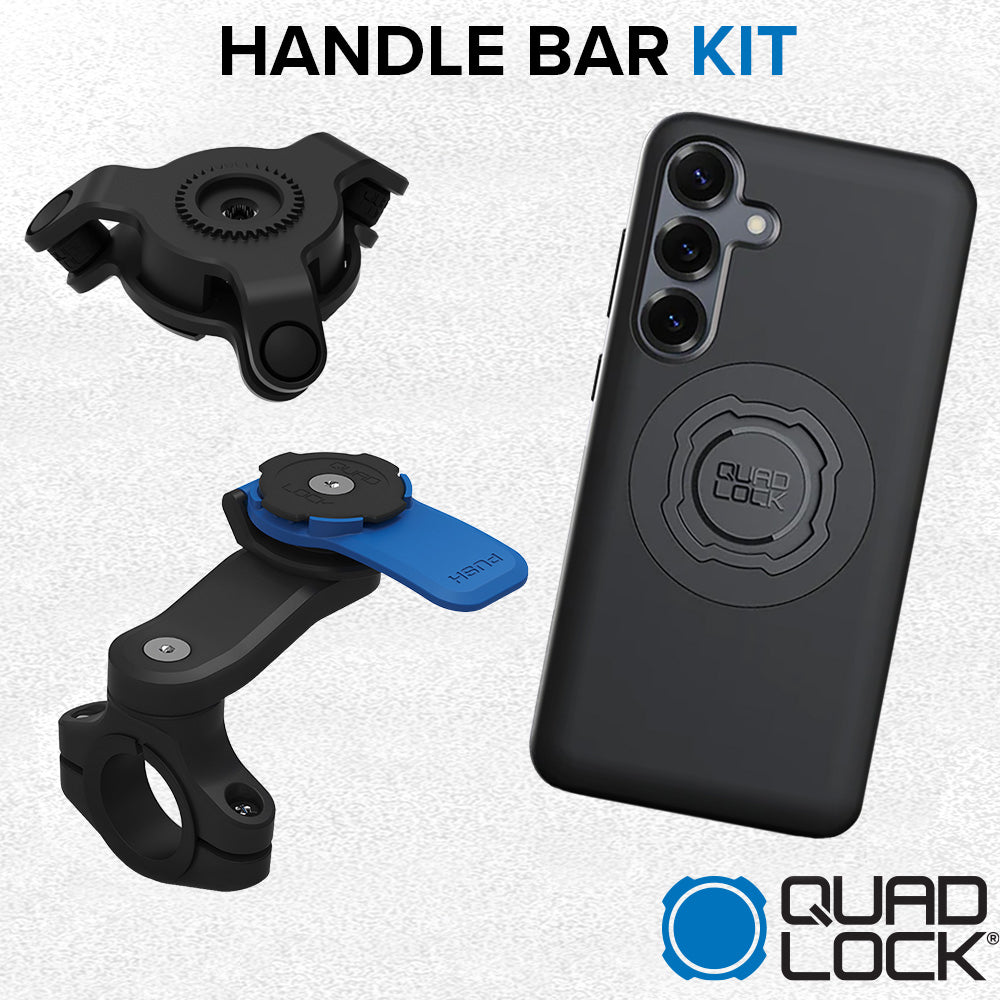 Samsung Galaxy S25+ Handlebar Mount Kit Quad Lock