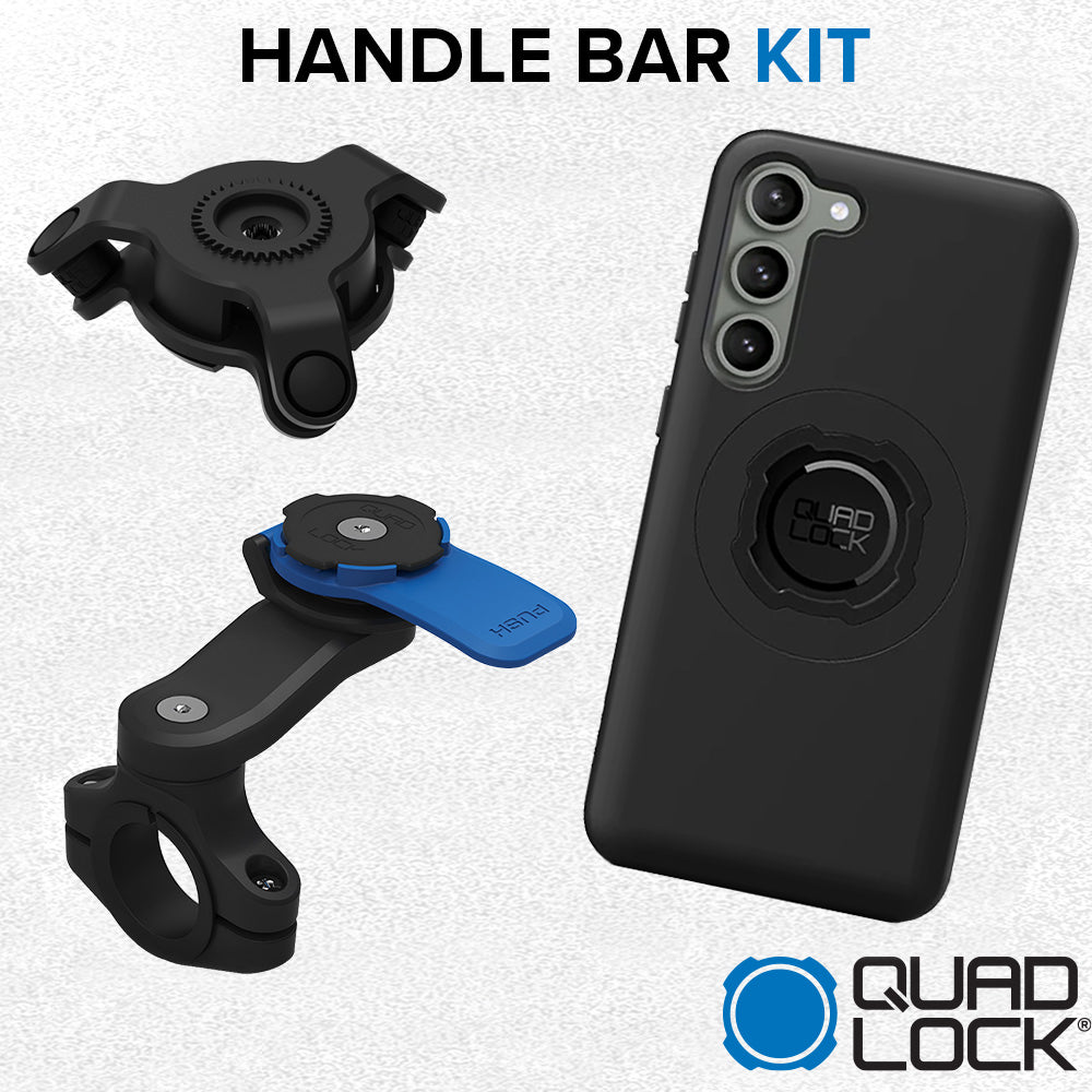 Samsung Galaxy S23+ Handlebar Mount Kit Quad Lock