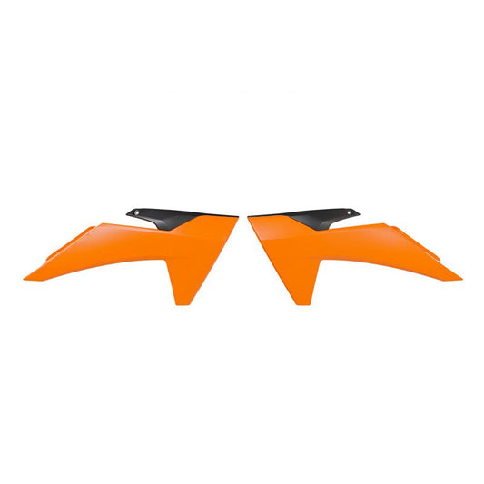 RADIATOR SHROUDS RTECH ORANGE BLACK KTM 65SX 24-ON