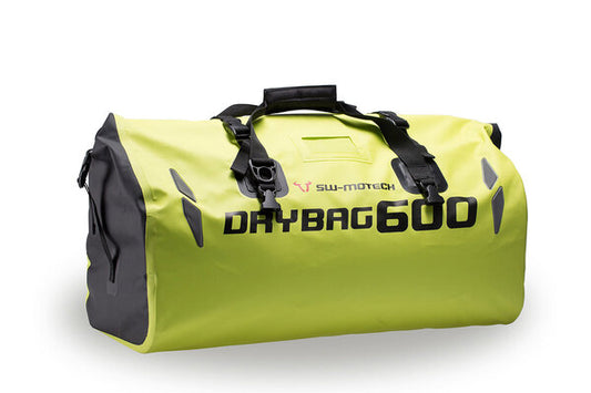 TAIL BAG SW MOTECH DRYBAG 60 LITRE WEATHERPROOF NEON YELLOW