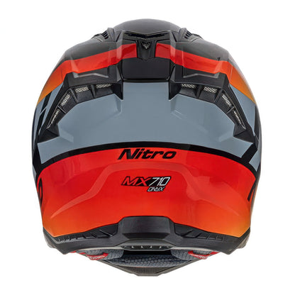 NITRO MX710 [ONYX BLACK RED YELLOW] 5
