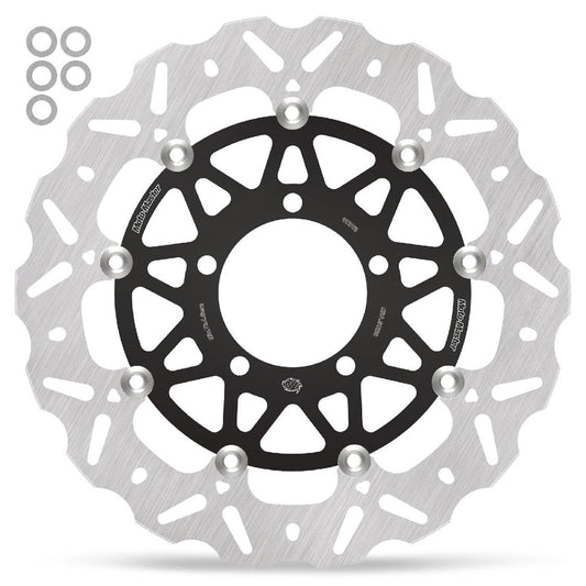 BRAKE DISC FRONT MOTO MASTER NITRO 310MM FLOATING ABS SHIMS TRIUMPH FRONT LEFT