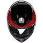 AGV K6 RUSH [BLACK/RED]