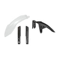 PLASTICS RTECH 3 PIECE FRONT FENDER & FORK WHITE BLACK YAMAHA XT700Z TENERE 19-24