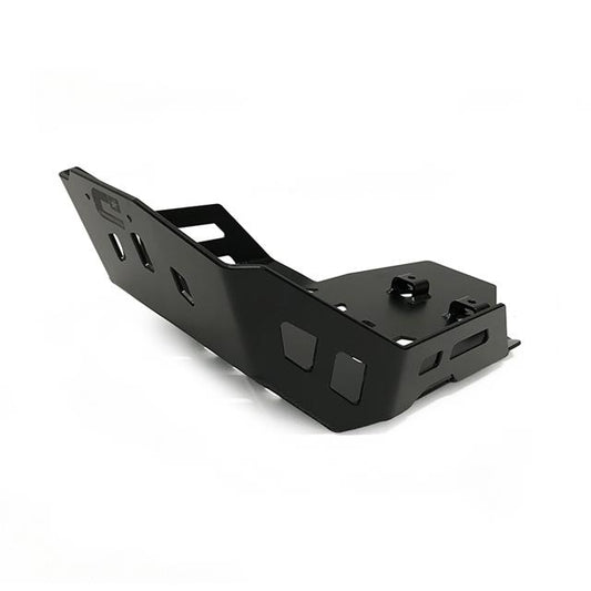 BASH PLATE CROSSPRO 4MM ALUMINIUM BLACK KAWASAKI KLR650 08-15