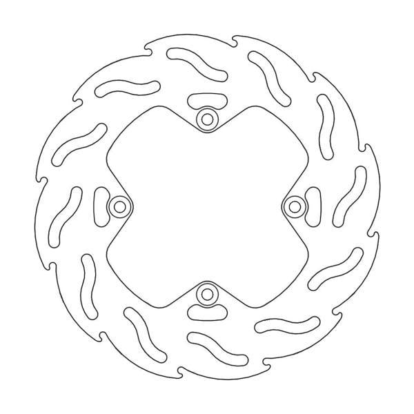 BRAKE DISC REAR MOTO MASTER FLAME 200MM SUZUKI RM85 05-ON