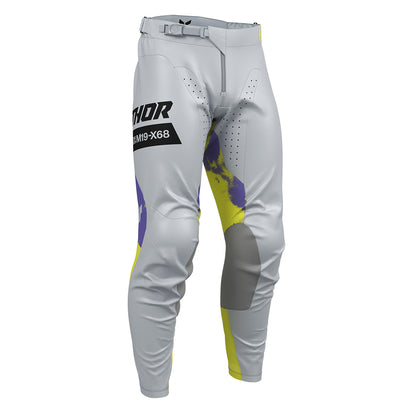 THOR MX PANT LAUNCHMODE FUTURA GRAY/ACID