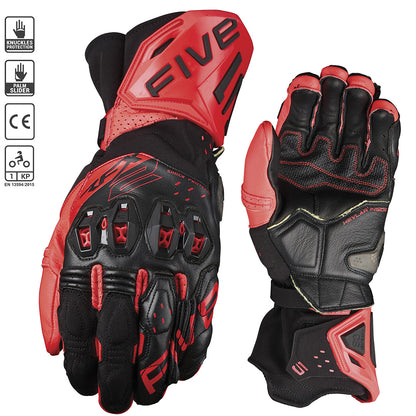 FIVE RFX2 EVO Gloves Black_Fluro Red