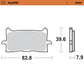 BRAKE PADS MOTO MASTER FRONT ROAD PRO SINTERED HONDA CB125R CB300R CB650R CBR650R CRF1000L CRF1100L