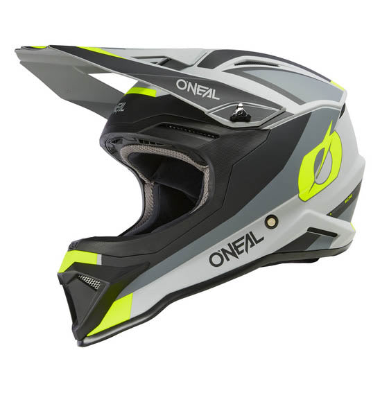 O'Neal 2025 Youth 1SRS STREAM Helmet - Black/Neon Yellow