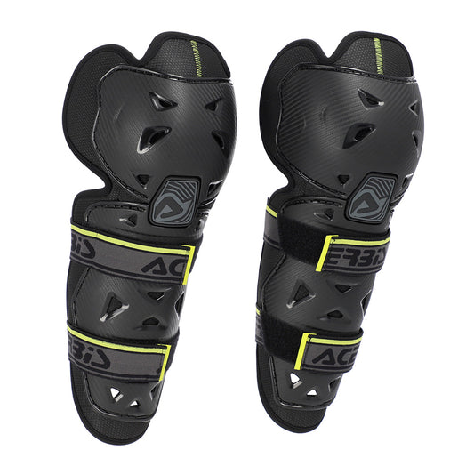 ACERBIS Profile 2 Knee Guards - Black Yellow