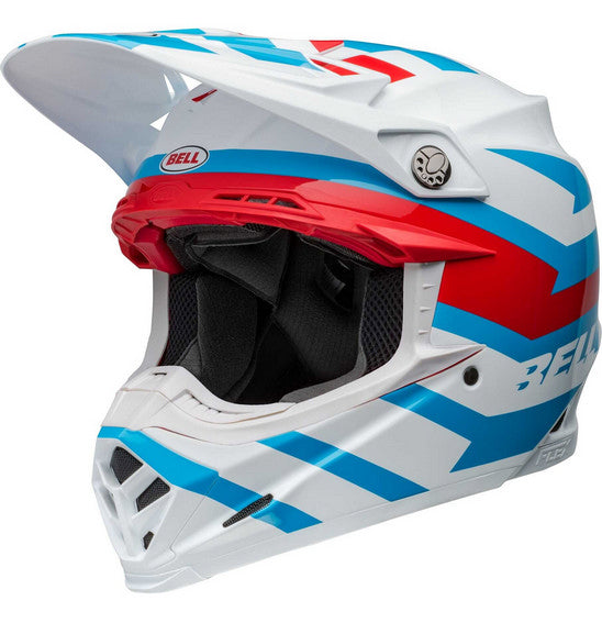 Bell MOTO-9S FLEX Banshee Gloss White/Red