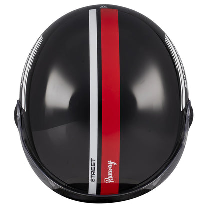 MT STREET S [RUNWAY GLOSS BLACK-RED] - 6