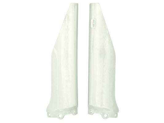 FORK PROTECTORS RTECH NEUTRAL WHITE KAWASAKI KX125 04-06 KX250 04-06 KX250F 04-05