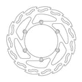 BRAKE DISC FRONT MOTO MASTER FLAME 250MM KAWASAKI SUZUKI YAMAHA