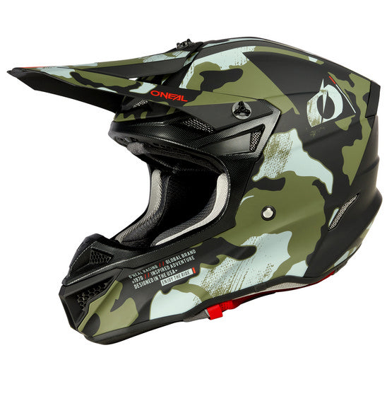 O'Neal 5SRS CAMO Helmet - Black/Green