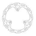 BRAKE DISC FRONT MOTO MASTER FLAME 220MM SUZUKI RM85 05-ON YAMAHA YZ80 93-01 YZ85 02-24