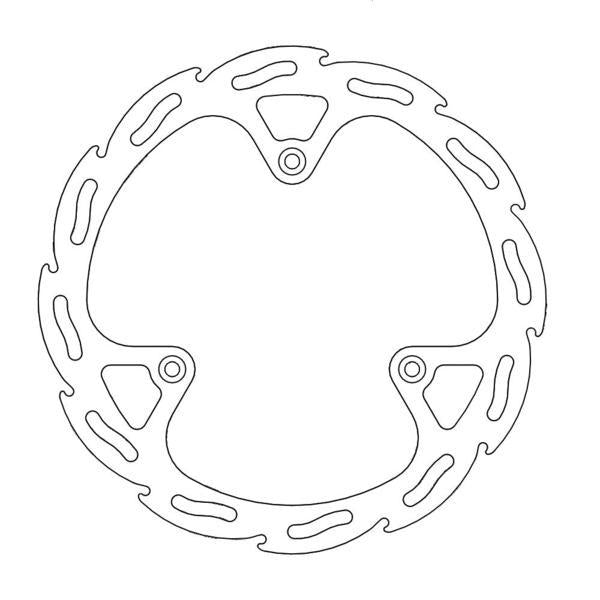 BRAKE DISC FRONT MOTO MASTER FLAME 220MM SUZUKI RM85 05-ON YAMAHA YZ80 93-01 YZ85 02-24