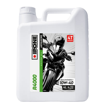IPONE R4000 - Semi Synthetic+ 4T Oil - 10W-40 4L