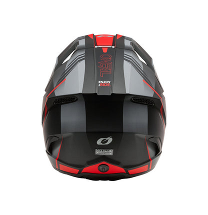 O'Neal 2026 3SRS HAZE Helmet - Black/Grey/Red
